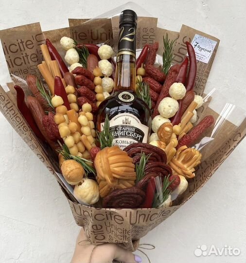 Съедобные букеты для мужчин