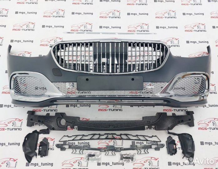 Передний бампер Maybach на Mercedes S-class w223