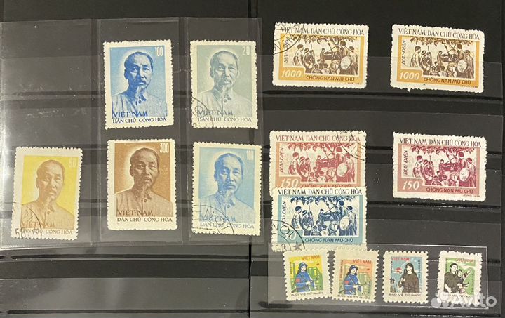 Старые Марки Вьетнам и Корея