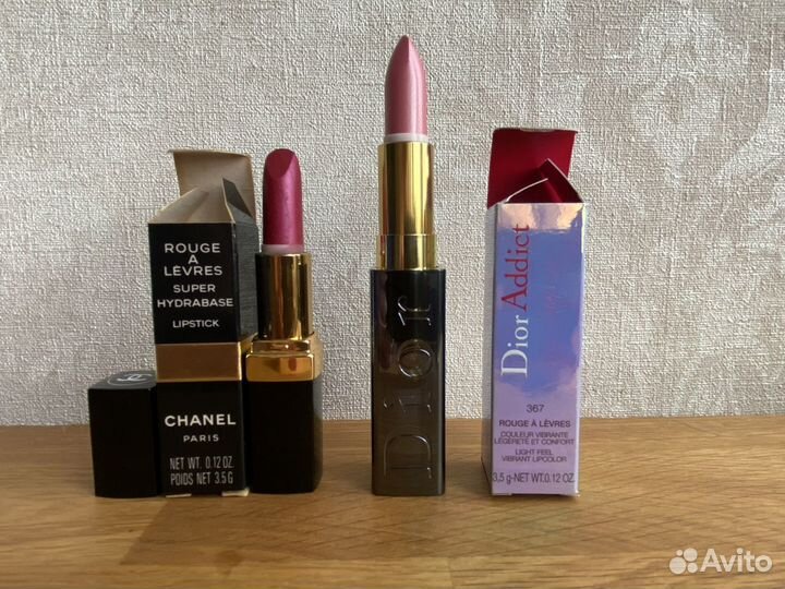 Помады губные Chanel, Dior 2015 гв
