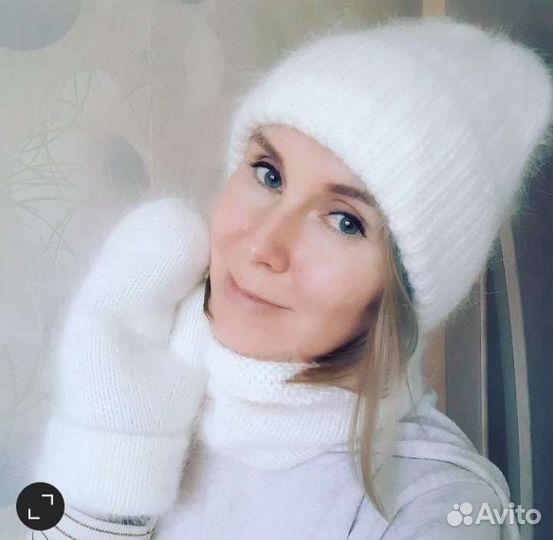 Шапка из пуха норки