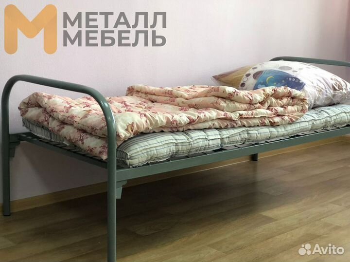 Кровати металлические для рабочих