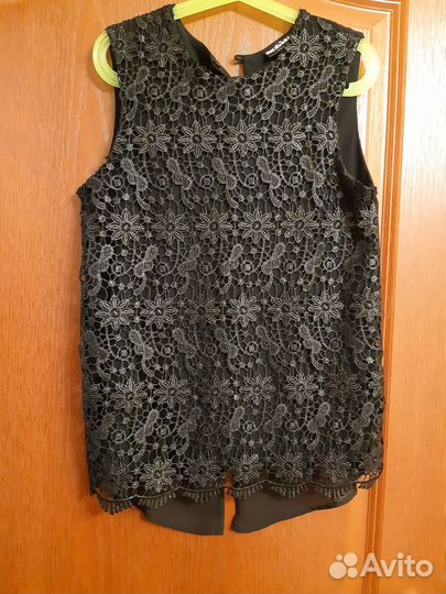 Блузка черная для девочки