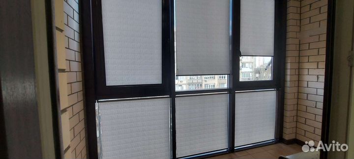 Рулонные шторы с направляющими