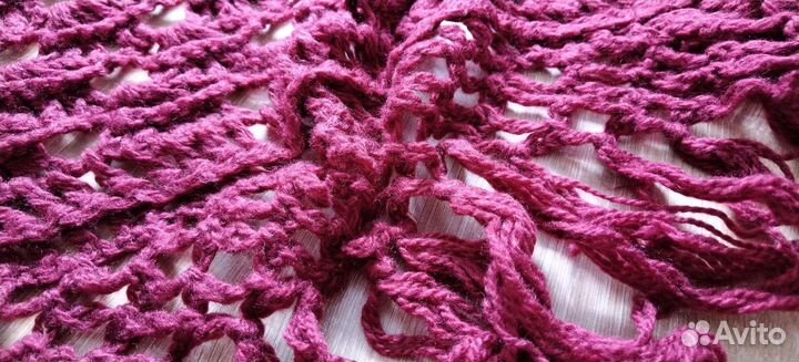 Плед вязаный