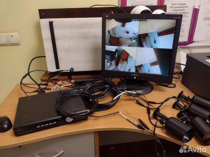 Уличное видеонаблюдения 3 камеры ультрабюджетное