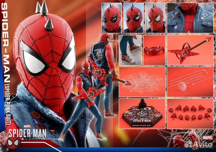 Hot toys Spider Man Spider-Punk Suit
