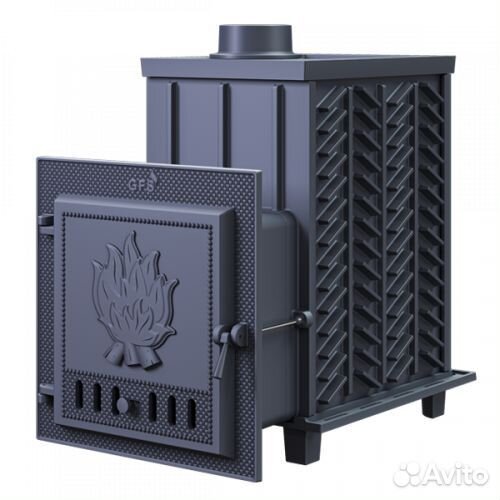 Чугунная печь для бани
