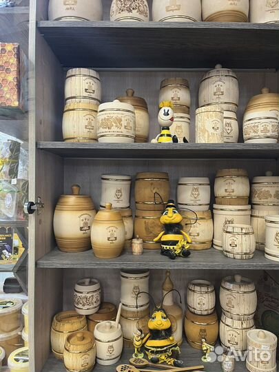 Сувенирный бочонок под мёд Тамбовский мёд