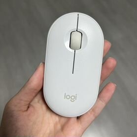 Беспроводная мышь Logitech Pebble M350 Off-White