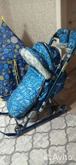 Коляска санки