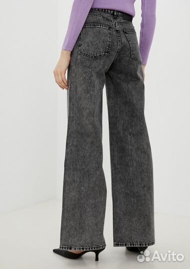 Джинсы blcv 30 размер серые на высоких