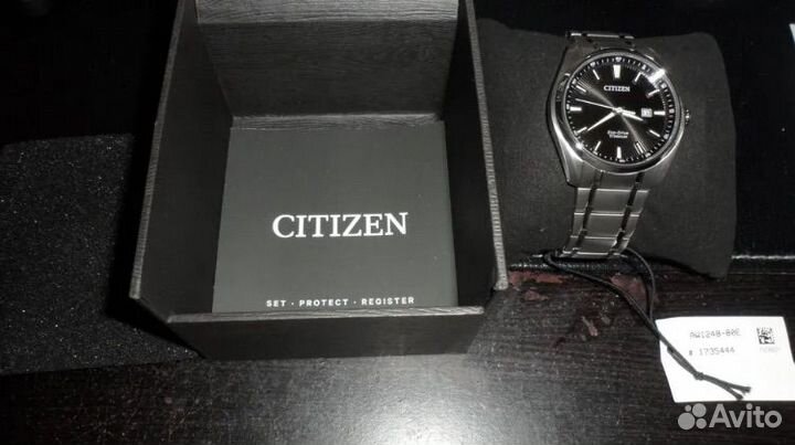 Citizen Super Titanium Eco-Drive титан -AW1248-80E