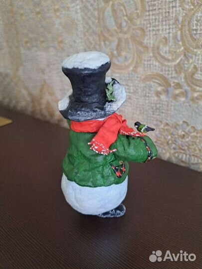 Ватная игрушка. Снеговик