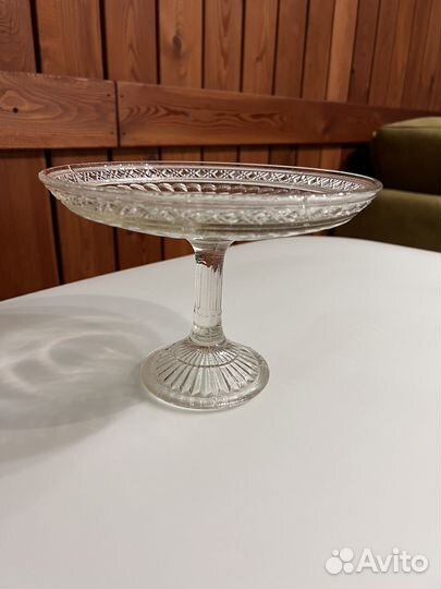 Ваза на ножке. Фруктовница Завод Восстание 20-е г