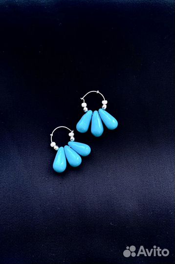 Серьги из бисера