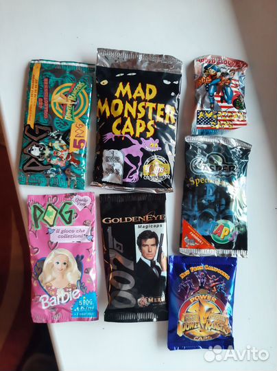 Фишки кепсы сотки пакетики