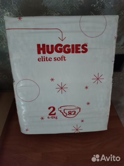 Подгузники huggies elite soft 2