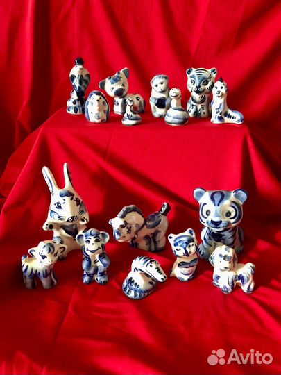 Фигурки гжель