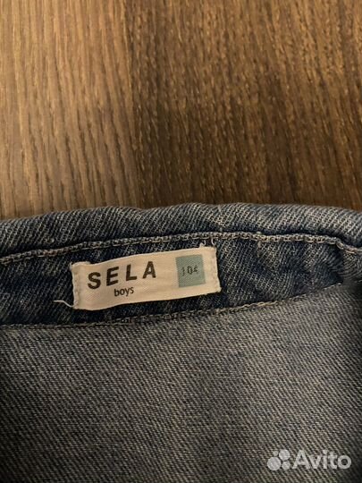 Джинсовая рубашка sela