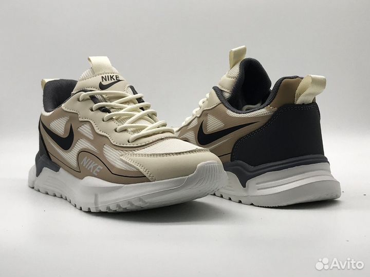 Nike Муж. кроссовки 41-45, беж. цв