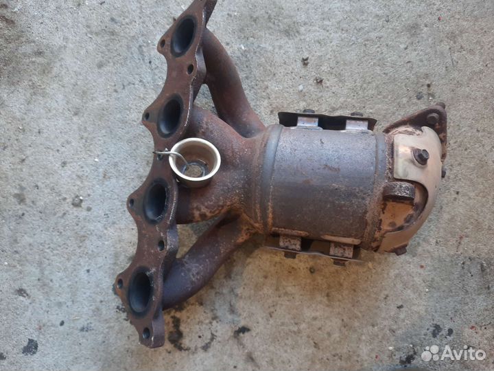 Выпускной коллектор kia rio