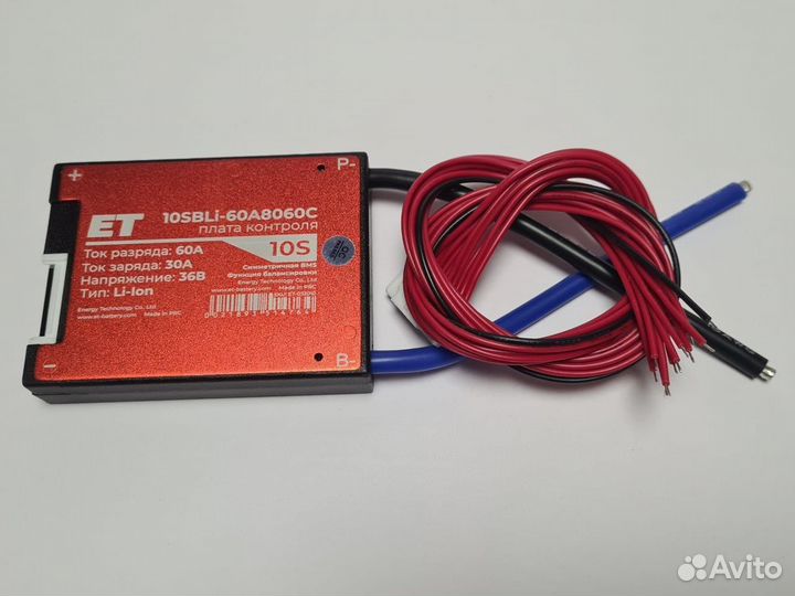 Плата контроля ET 10SBLi-60A8060C BMS Li-ion 10S