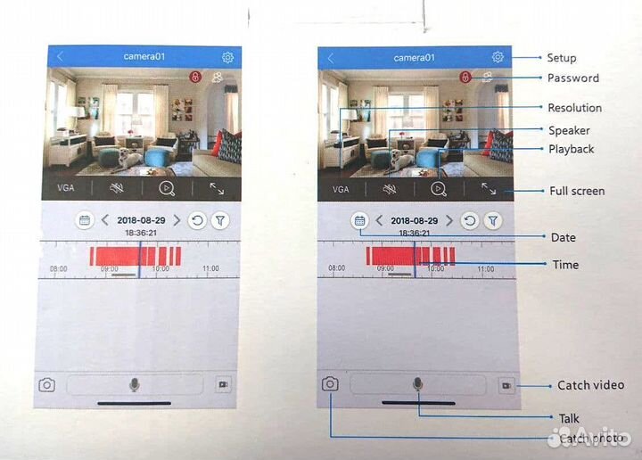 Умная вайфай камера видеонаблюдения с записью
