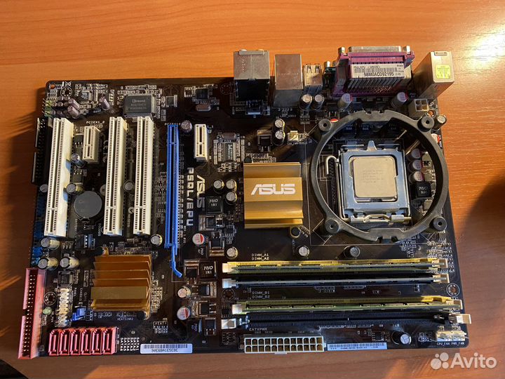 Материнская плата с процессором intel core 2 duo