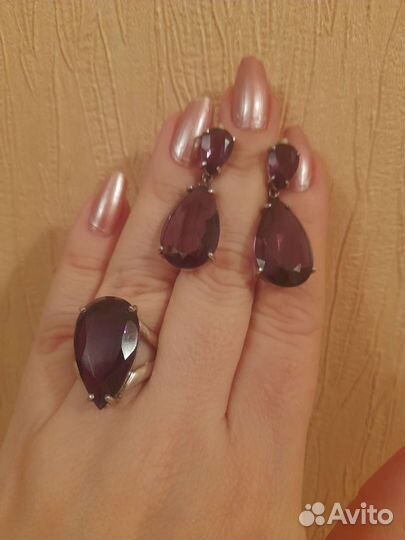 Серебряный комплект