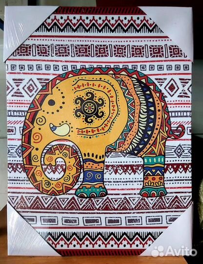 Репродукция «Индийский слон»