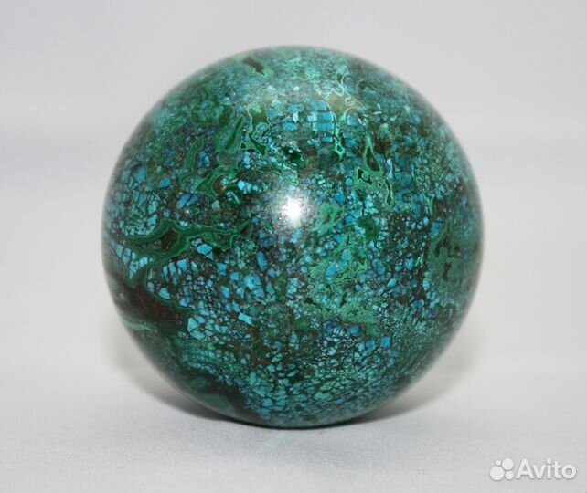 Хризоколла. Шар из натурального камня