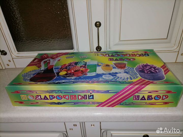 Набор фужеры и подсвечники Гусь хрустальный