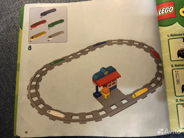 Lego duplo поезд 10874