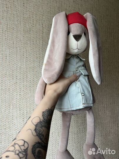 Мягкая игрушка заяц