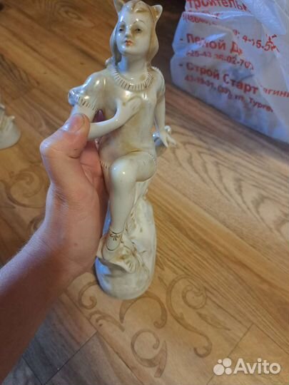 Статуэтка балерина кошка