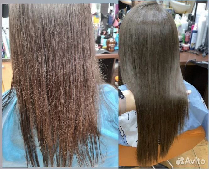 Кератиновое выпрямление