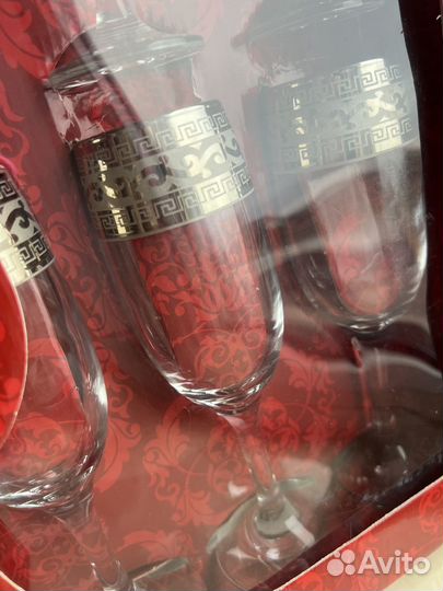 Фужеры и рюмки хрусталь
