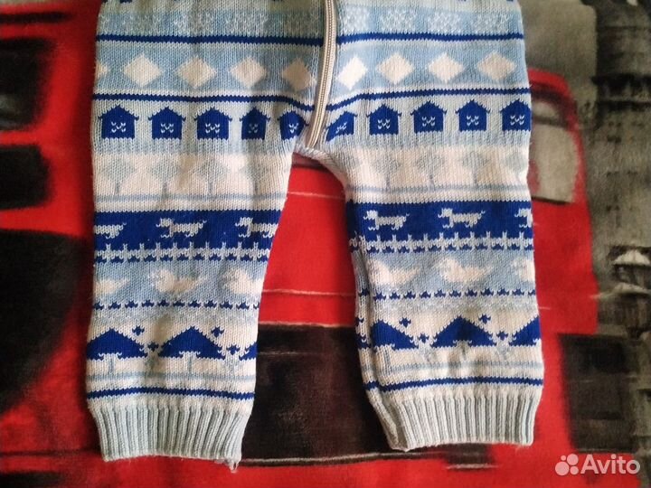 Комбинезон трикотажный 80 на молнии