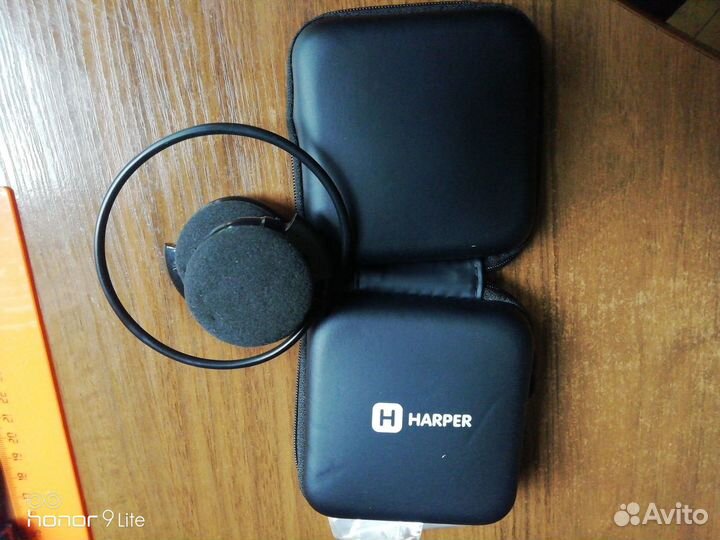 Наушники harper 100 блютус + радио FM слот SD