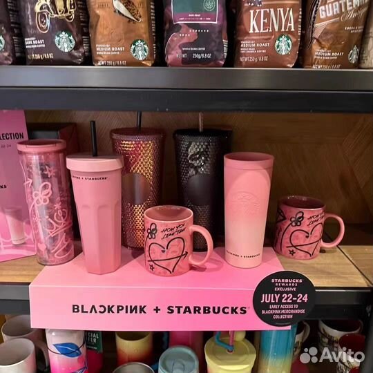 Кружка Starbucks лимитированная Blackpink Новая