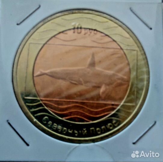 Набор монет Северный полюс 2012 г, 8 штук