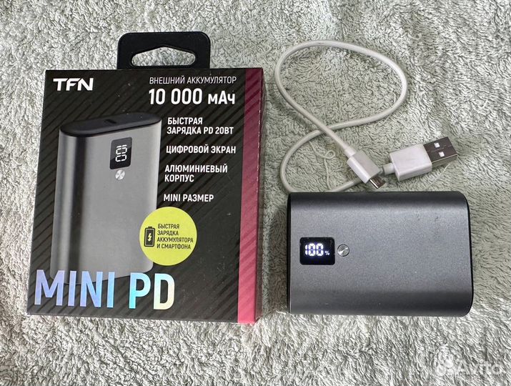 Внешний аккумулятор TFN Air Mini PD 20W 10000 мАч