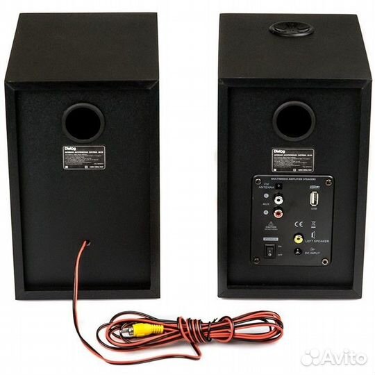 Колонки активные Dialog, bluetooth, USB, AUX, FM