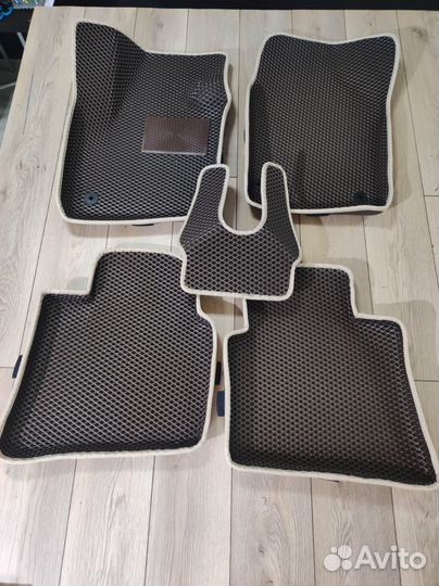 Автоковрики EVA с бортами в Хонда Аккорд 7 эва