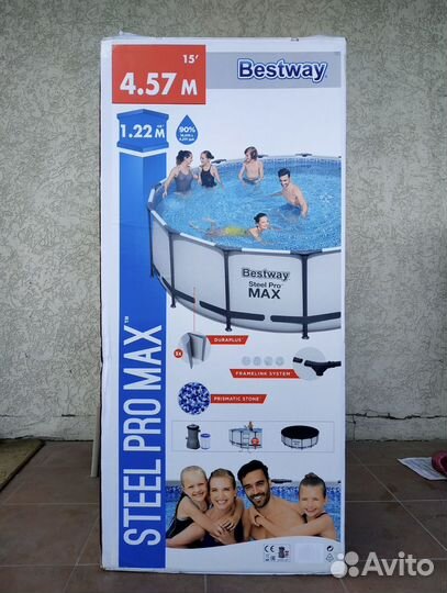 Каркасный бассейн 457х122 Bestway