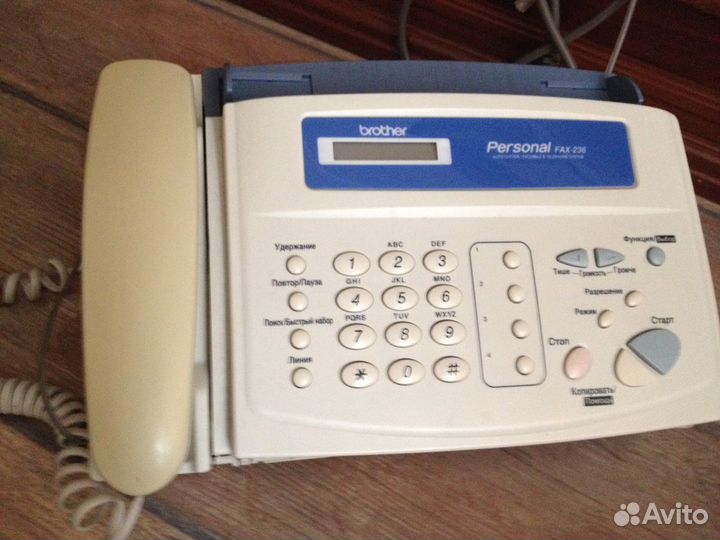 Телефонный аппарат, факс, сканер Brother FAX-236