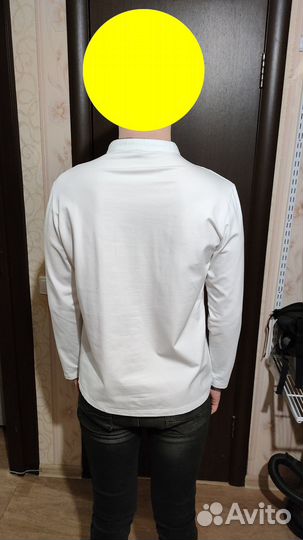 Рубашка белая трикотаж (китай)