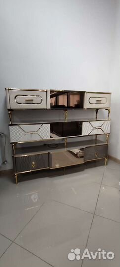 Тумба под тв с камином