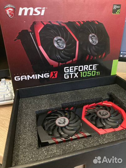 Видеокарта MSI GeForce GTX 1050 Ti gaming X